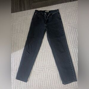 Levi's Women's Dark Gray Straight Leg Jeans